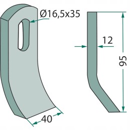 Granito peilis 18063 vot 55 herder