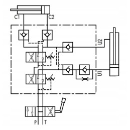 Vrap 80 100 rotacinio plūgo hidraulinis vožtuvas
