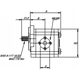 Pavarų siurblys plp20 14 d0 07s1 leb ea n el fs
