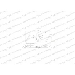 Dešinysis plūgo kaltas Warynski 94608