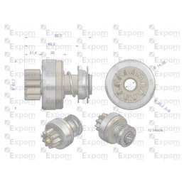 Starterio movos mazgas, kibirkštinio tipo MSX 7