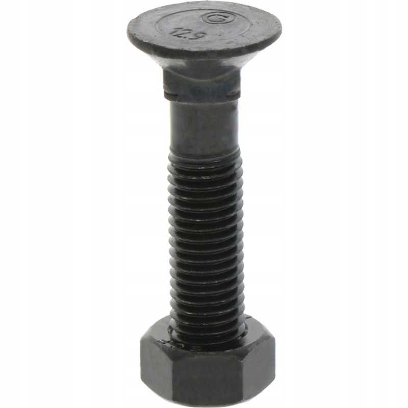 Sraigtas su veržle M12x1 75x55 mm 12 9x25 vnt.