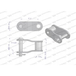 Grandinė pologniwo ca550vd warynski