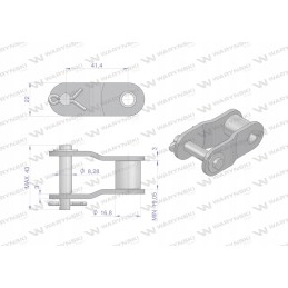 Grandinė pologniwo ca550v Warynski