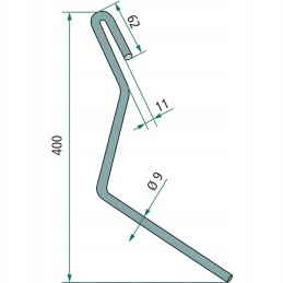 Sėjamosios pirštas, dešinysis granitas