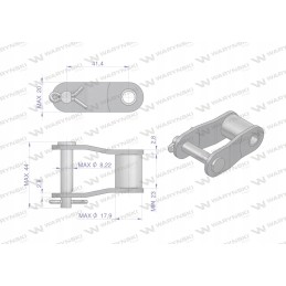 Grandinė poloninis 55vd Warynski
