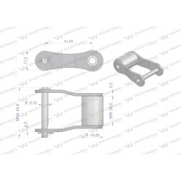 Grandinės jungtis S62 Warynski