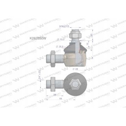 Vairo šarnyras 3 4 k262850 Warynski