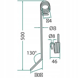 9310 granito sėjamosios noragai