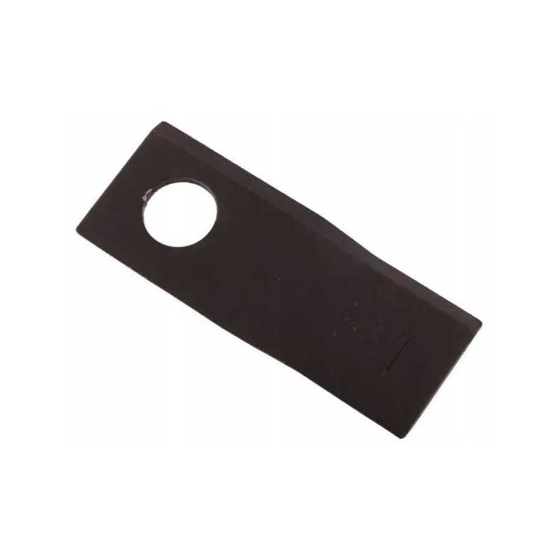 Kairysis vejapjovės peilis 100x40x3mm skylė 19 panaudojimų