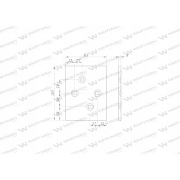 Kairė slydimo plokštė Warynski 1117810010