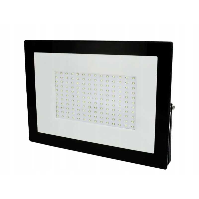 SMD LED prožektorius 100w 4000k 10000lm ip65 juodas