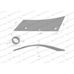 Dešinėje denio prieplaukoje yra dvi skylės, skirtos naudoti su ESC