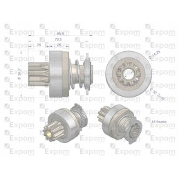 Starterio movos mazgas, kibirkštinio tipo MSX 8