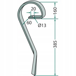 Kultivatoriaus kairysis noragas 10 1097