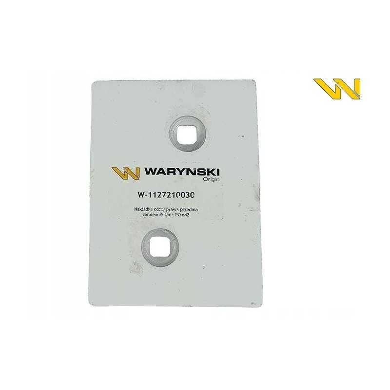 Dešinė priekinė slydimo plokštė, skirta naudoti po 642