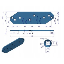 Ploza trumpas dešinysis 3401860 ws2v lemken warynski