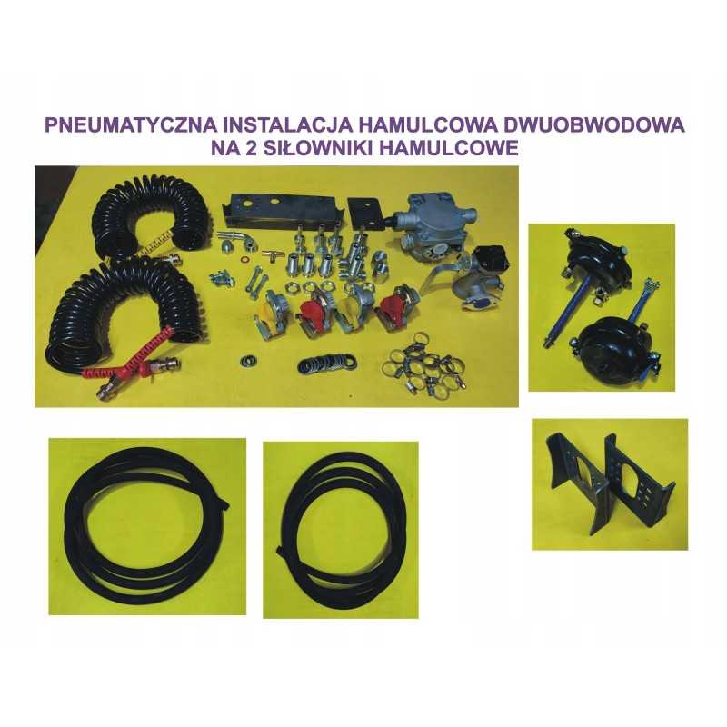 Dviejų grandinių pneumatinė stabdžių sistema 2s