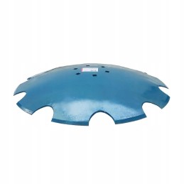 Dantyta plokštė 510, storis 4mm, 6 skylės, 120 mm r