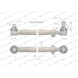 Vairo traukė 3225505r91 Warynski