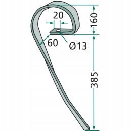 Dešinysis grandiklio noragas 10 1096
