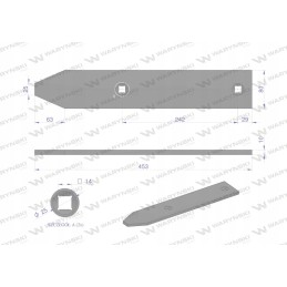 Kairysis dešinysis slydimas universalaus naudojimo gregoire