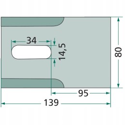 Metalo grandiklis 18051 v100
