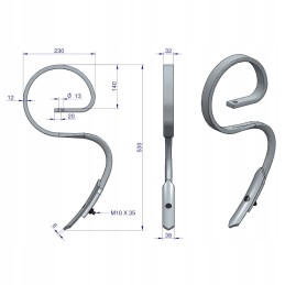 Agregato kultivatoriaus nagas 32x12 iš 1801041301