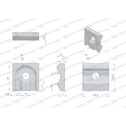 Pirštų fiksavimo dangtelis, skirtas naudoti Kuhn Warynsk