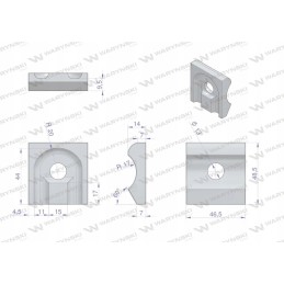 Pirštų fiksavimo dangtelis, skirtas naudoti Kuhn Warynsk