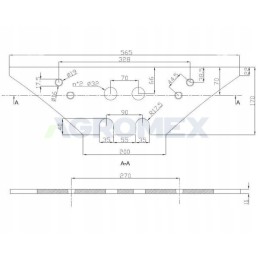 Ploza trumpas kištukas Kverneland 073608 Warynski