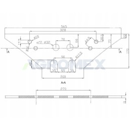 Ploza trumpas kištukas Kverneland 073608 Warynski