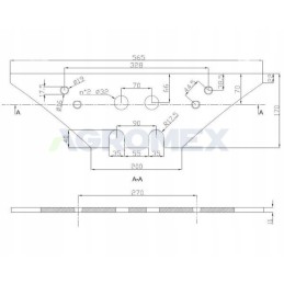 Ploza trumpas kištukas Kverneland 073608 Warynski