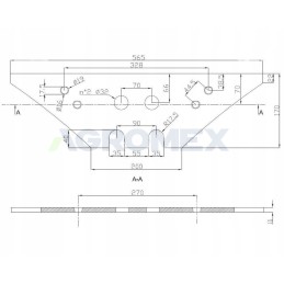 Ploza trumpas kištukas Kverneland 073608 Warynski