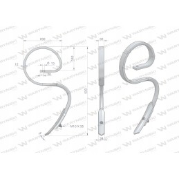 Spyruoklinis dantis 32x12 Warynski 0413