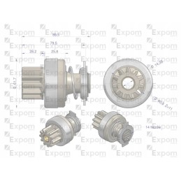 Starterio movos mazgas 16 912 371 starteris