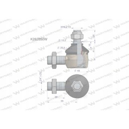 Vairo šarnyras 3 4 k262850 Warynski