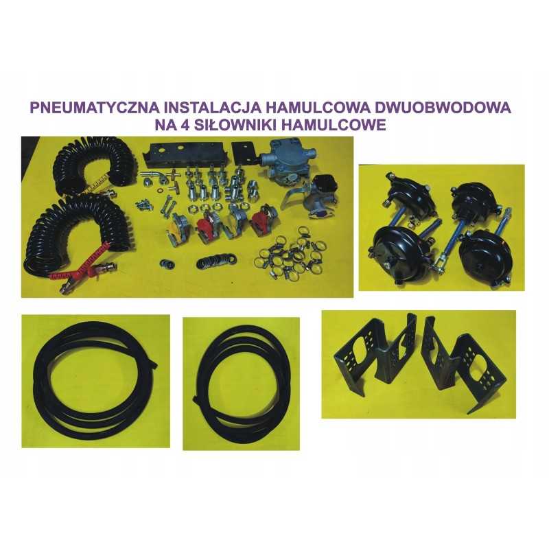 Dviejų grandinių pneumatinė stabdžių sistema 4s