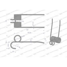 Rinktuvo pirštas naudojamas presui Sipma