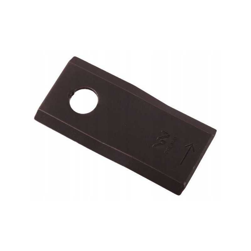 Kairysis vejapjovės peilis 95x46x3 5 mm skylė 16 25