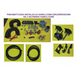 Dviejų grandinių pneumatinė stabdžių sistema 3s