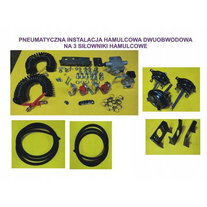Dviejų grandinių pneumatinė stabdžių sistema 3s