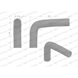 Viršutinis radiatoriaus vamzdis 3582178m1 Warynski