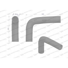 Viršutinis radiatoriaus vamzdis 3582178m1 Warynski