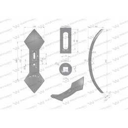 Warynski kultivatoriaus noragas 1738130010m