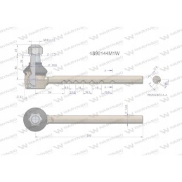 Vairo šarnyras 1692144m1 Warynski