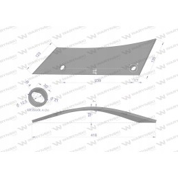 Dešinėje denio prieplaukoje yra dvi skylės, skirtos naudoti su ESC