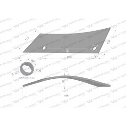 Dešinėje denio prieplaukoje yra dvi skylės, skirtos naudoti su ESC