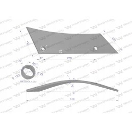 Kairė purvo kambario krūtinė turi dvi angas ir naudojama ESC
