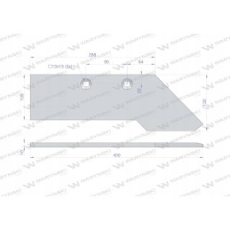 Ražieninis plūgas, 2 skylės, Unia Plu aplikacija